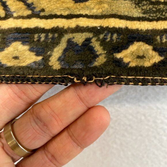 VINTAGE Tapestry Wall Hanging Arabian Nights Middle East Village Fringe - Picture 5 of 12